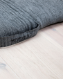 Meditation cushion Zabuton Ann Ringstrand for Yogiraj, Grey melange