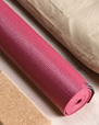 All-round yoga mat, 6 mm, Raspberry Red - Yogiraj