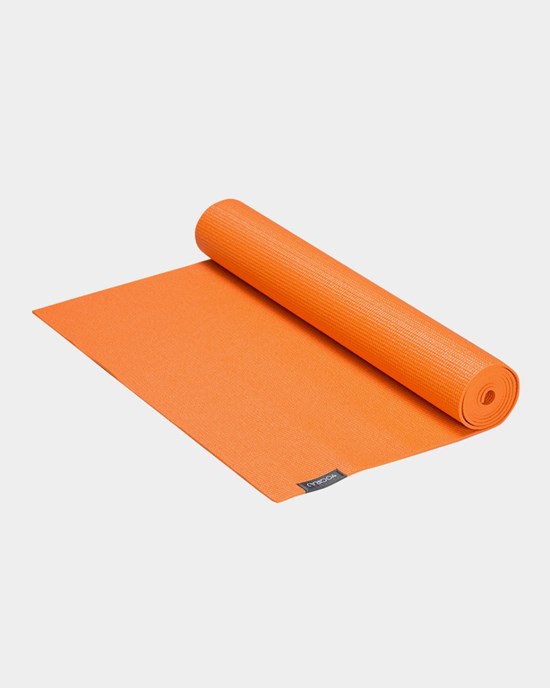 All-round yoga mat, 4 mm, Cloudberry Orange - Yogiraj