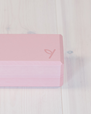 Yoga block Light weight foam, Heather Pink - Yogiraj