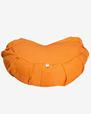 Meditation cushion, crescent, Cloudberry Orange - Yogiraj