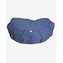 Meditation cushion, crescent, Blueberry Blue - Yogiraj