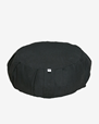 Meditation cushion, round, Midnight Black - Yogiraj