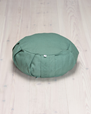 Meditation cushion, round, Moss Green - Yogiraj