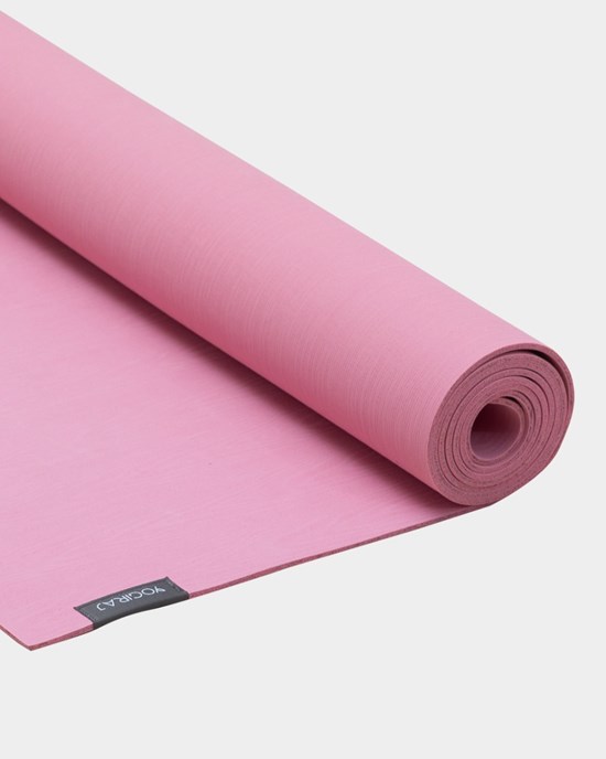 Yogamatta Organic Lite mat 4 mm, Heather Pink - Yogiraj