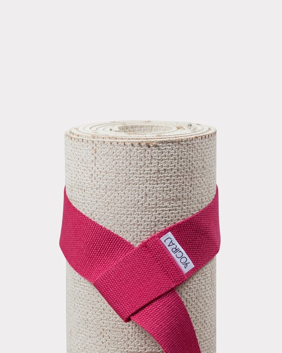 Yoga Mat Strap, Raspberry Red - Yogiraj