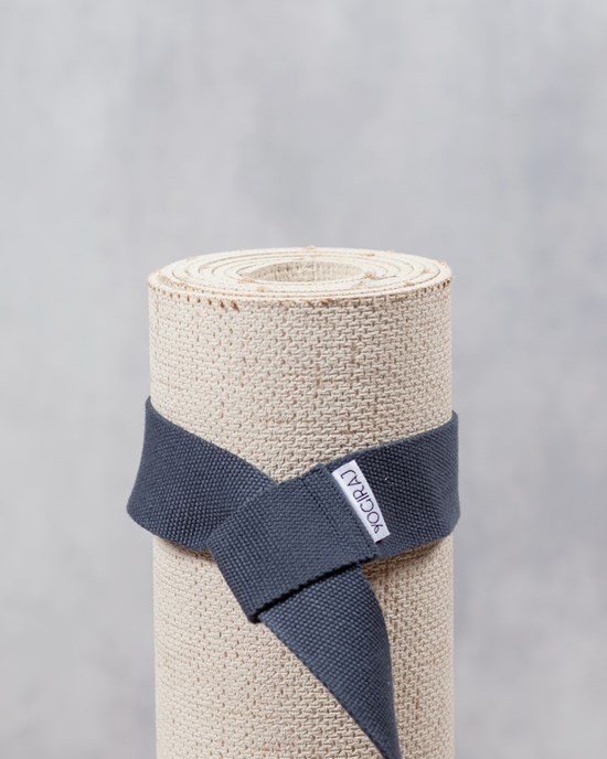 Yoga mat carry strap, Graphite grey - Yogiraj