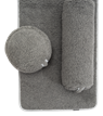 Yogamatta ull Premium wool mat, Silver Grey, 75 x 200 cm - Yogiraj