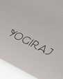 Yogamatta Natural practice mat 4 mm, Misty Greige - Yogiraj