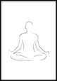 Yogaplansch Sukhasana
