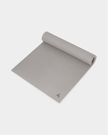 Yogamatta Natural practice mat 4 mm, Misty Greige - Yogiraj
