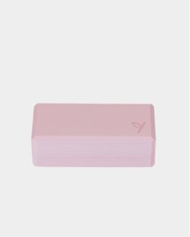 Yoga block Light weight foam, Heather Pink - Yogiraj