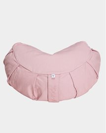 Meditation cushion, crescent, Heather Pink - Yogiraj