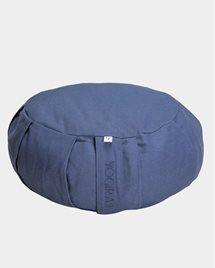 Meditation cushion, round, Blueberry Blue - Yogiraj