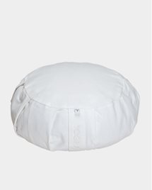 Meditation cushion, round, Birch White - Yogiraj