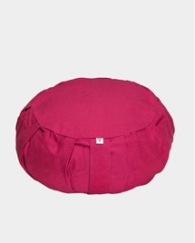 Meditation cushion, round, Raspberry Red - Yogiraj