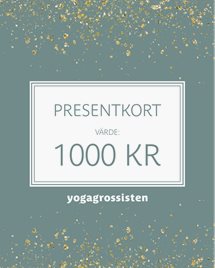 Presentkort Yogagrossisten 1 000 kr