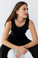 Yogatopp Britty Tank Top, Black - Movesgood