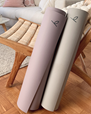 Yogamatta Natural practice mat 6 mm, Misty Greige - Yogiraj