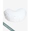 Outer case meditation cushion, crescent, Birch White - Yogiraj