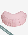 Ytterfodral meditation cushion, crescent, Heather Pink - Yogiraj
