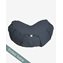 Outer case meditation cushion, crescent, Graphite Grey - Yogiraj