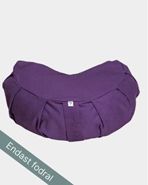 Ytterfodral meditation cushion, crescent, Lilac Purple - Yogiraj
