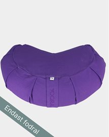 Ytterfodral meditation cushion, crescent, Lila - Yogiraj
