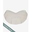 Outer case meditation cushion, crescent, Natural - Yogiraj