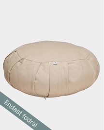 Outer case meditation cushion, round, Beach Beige - Yogiraj