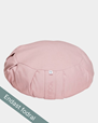 Outer case meditation cushion, round, Heather Pink - Yogiraj