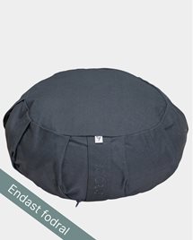Ytterfodral Outer case meditation cushion, round, Graphite Grey - Yogiraj
