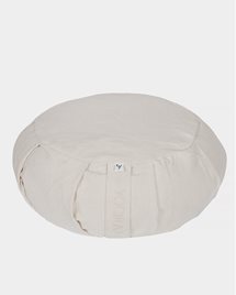 Meditation cushion, round, Natural - Yogiraj