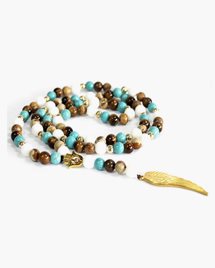 Yogahalsband Multi Beads Gemstone Necklace