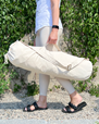 Mattväska Organic cotton bag wool mat 90 cm - Yogiraj