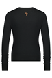 Yogatopp Lakshmi Longsleeve Crop Top, Urban Black - Urban Goddess