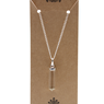 Halsband Gemstone Classic Point Pendant - Rock Quartz