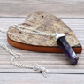 Halsband Gemstone Classic Point Pendant - Amethyst