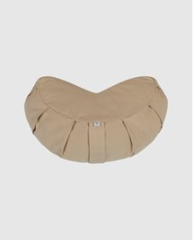 Meditation cushion, crescent, Beach Beige - Yogiraj