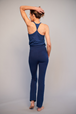Yogatopp Strap Top - Organic Cotton - Indigo - Greeningline
