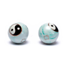 Kinesisk hälsoboll Health Balls Yin Yang, Vit/Grön