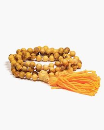 Mala halsband Palo Santo med Guru pärla