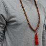 Mala halsband Rudraksha Mala - Brun