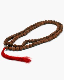 Mala halsband Rudraksha Mala - Brun