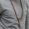 Mala halsband Rudraksha Mala - Natural