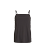 Yogatopp Ann Crossed Back Top, Almost Black - Rethinkit