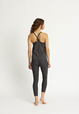 Yogatopp Ann Crossed Back Top, Almost Black - Rethinkit