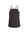 Yogatopp Ann Crossed Back Top, Almost Black - Rethinkit