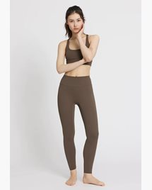 Yogabyxa Butter Soft Tights All Day, Dark Brown - Rethinkit