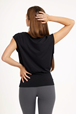 Yogatopp Mula Yoga Top, Urban Black - Urban Goddess